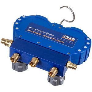 Манометрический колектор 2-вентильний VMG -2 R1234YF (R1234) Value + шланги 3шт.x900mm + 2 муфти 00000046259 фото