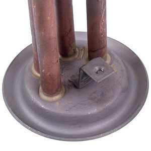 Тен для бойлера 34013320000 Kawai 1300W (медь) L=310mm фланец 64mm, 2 трубки (под анод M4) 00000048331 фото
