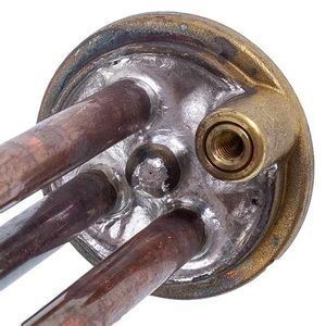 Тен для бойлера 184281 RECO 2000W (медный, на удлиненных ножках), фланец 48mm (под анод M5) 00000036327 фото