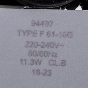 Двигун вентилятора F61-10G 11.3W + крильчатка холодильника Whirlpool 481936170011 00000009807 фото