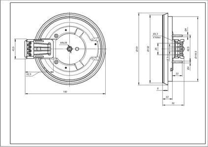 Конфорка для электроплиты Gorenje 388872 D=145mm 1000W 00000009035 фото