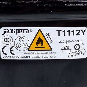 Компресор для холодильника JIAXIPERA NТ1112Y R600a 140W 00000046936 фото