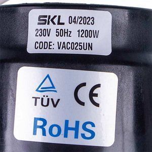 Двигун VAC025UN SKL для мийного пилососа 1200W 00000016452 фото