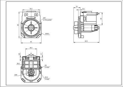 Помпа (насос) для пральної машини 290903 Askoll 40W M325 RC0014 00000001916 фото