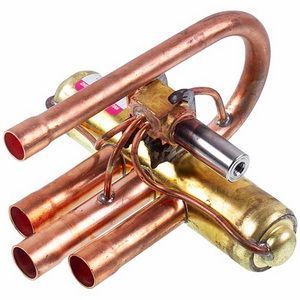Клапан 4-х ходовой (соленоид) для кондиционера C&H 1120500226 00000047728 фото