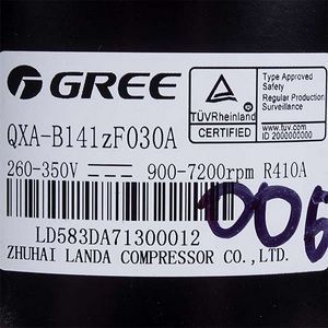 Компресор інвер. 18-24" QXA-B141zF030A R410a 260-350V Gree Cooper&Hunter (C&H) 00105249G 00000046579 фото
