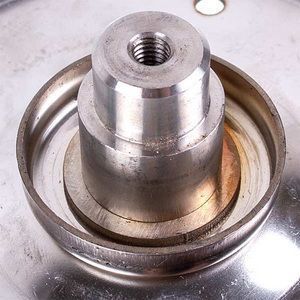 Фланець барабана (опора) для пральної машини Electrolux, Zanussi, D вала=17mm 6 отв.xM4.7 (під підшипник 6203) 00000037975 фото